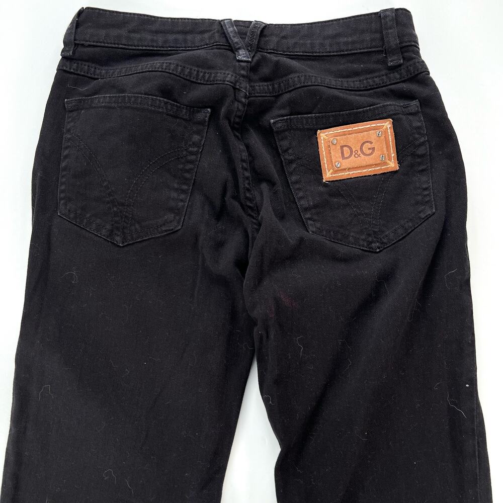 D&G Dolce & Gabbana Slimmy women’s black slim jeans pantd
